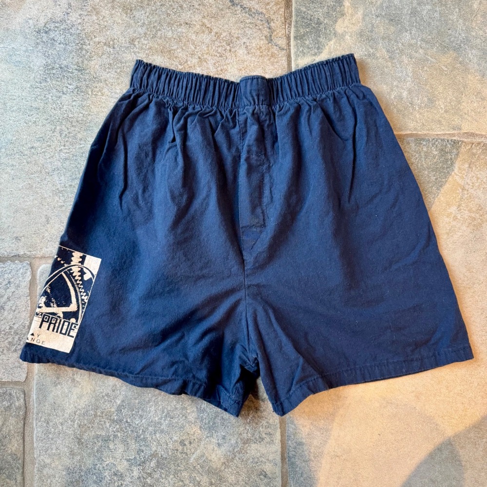 90s Vintage St. Louis Pride‎ Navy Boxers Gateway to Change T.S. Outfitters Small
